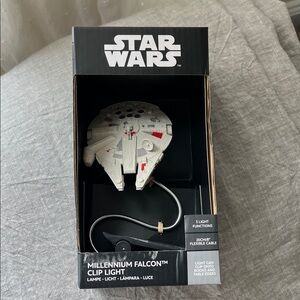 Star Wars Millennium Falcon Clip Light with Red and Gray Accents